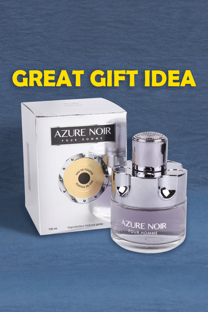 AZURE NOIR SPRAY COLOGNE EAU DE TOILETTE FOR MEN - 100ML/3.4 FL.OZ.
