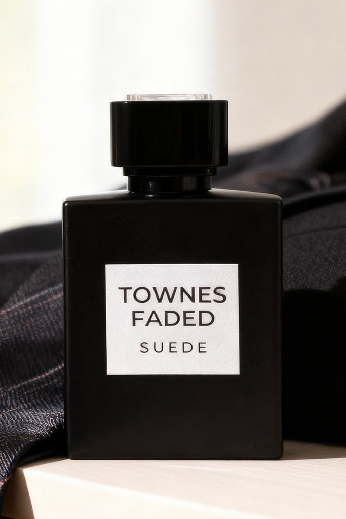 TOWNES FADED SUEDE SPRAY PERFUME EAU DE TOILETTE FOR MEN - 100ML/3.4 FL.OZ.