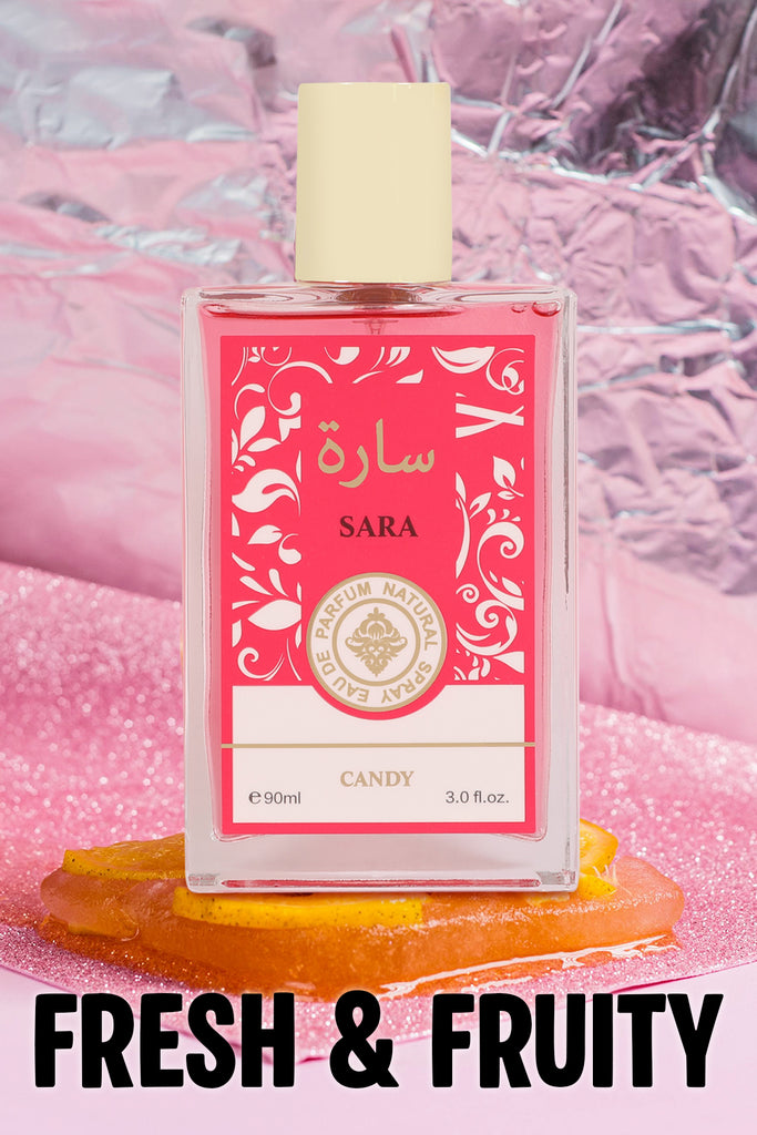 SARA CANDY SPRAY PERFUME EAU DE PARFUM FOR WOMEN - 90ML/3.0FL.OZ.