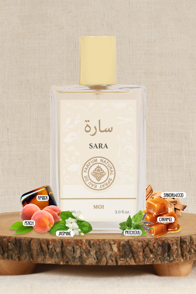 SARA MOI SPRAY PERFUME EAU DE PARFUM FOR WOMEN - 90ML/3.0FL.OZ.