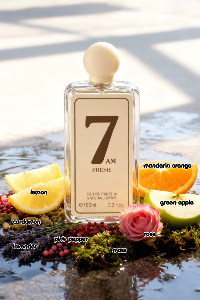 7AM FRESH SPRAY PERFUME EAU DE PARFUM FOR MEN AND WOMEN - 100ML/3.3FL.OZ. - Riah Fashion
