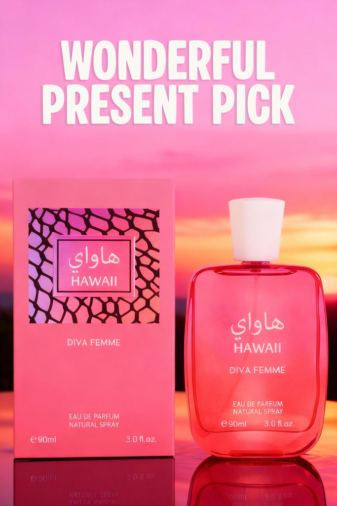 HAWAII DIVA SPRAY PERFUME EAU DE PARFUM FOR WOMEN - 90ML/3.0FL.OZ.