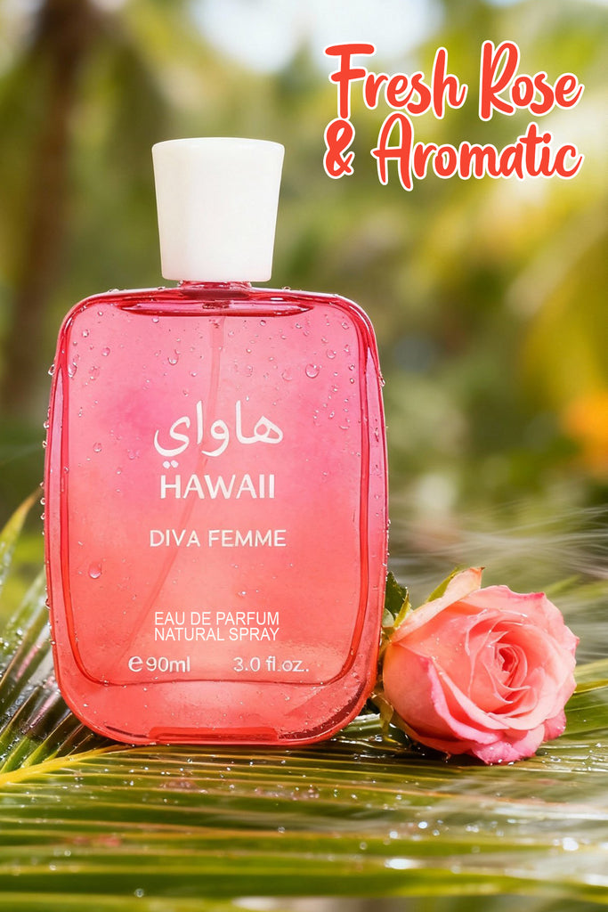 HAWAII DIVA SPRAY PERFUME EAU DE PARFUM FOR WOMEN - 90ML/3.0FL.OZ.