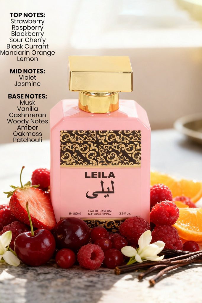 LEILA SPRAY PERFUME EAU DE PARFUM FOR WOMEN - 100ML/3.3FL.OZ