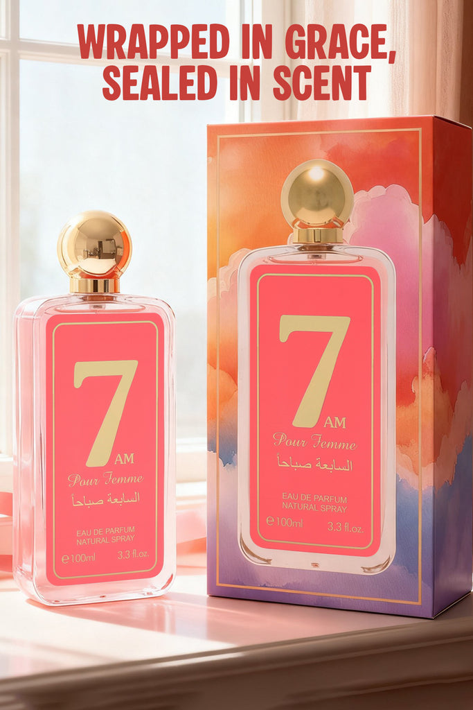 7 AM POUR FEMME SPRAY PERFUME EAU DE PARFUM FOR WOMEN - 100ML/3.3FL.OZ