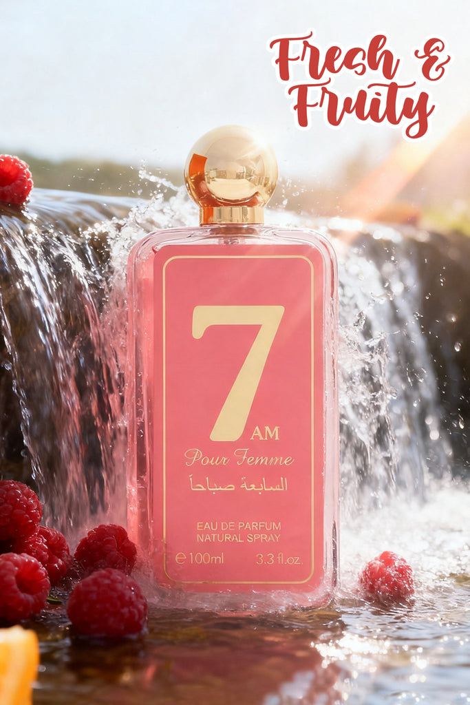 7 AM POUR FEMME SPRAY PERFUME EAU DE PARFUM FOR WOMEN - 100ML/3.3FL.OZ