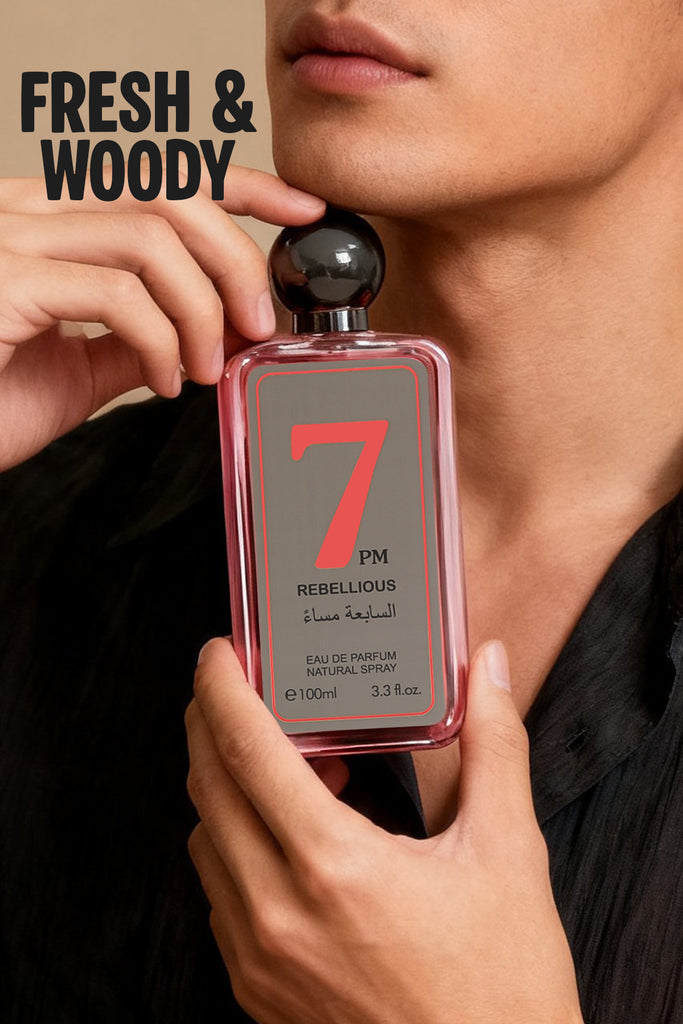 7PM REBELLIOUS SPRAY PERFUME EAU DE PARFUM FOR MEN AND WOMEN - 100ML/3.3FL.OZ