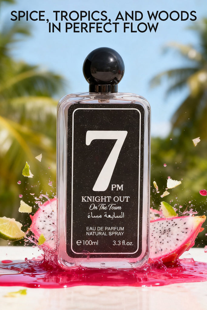 7 PM KNIGHT OUT ON THE TOWN SPRAY PERFUME EAU DE PARFUM FOR MEN AND WOMEN - 100ML/3.3FL.OZ.