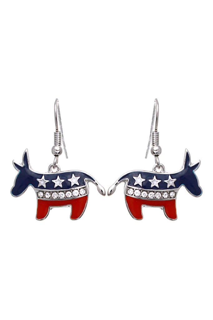 USA FLAG ACCENT DEMOCRATS DONKEY