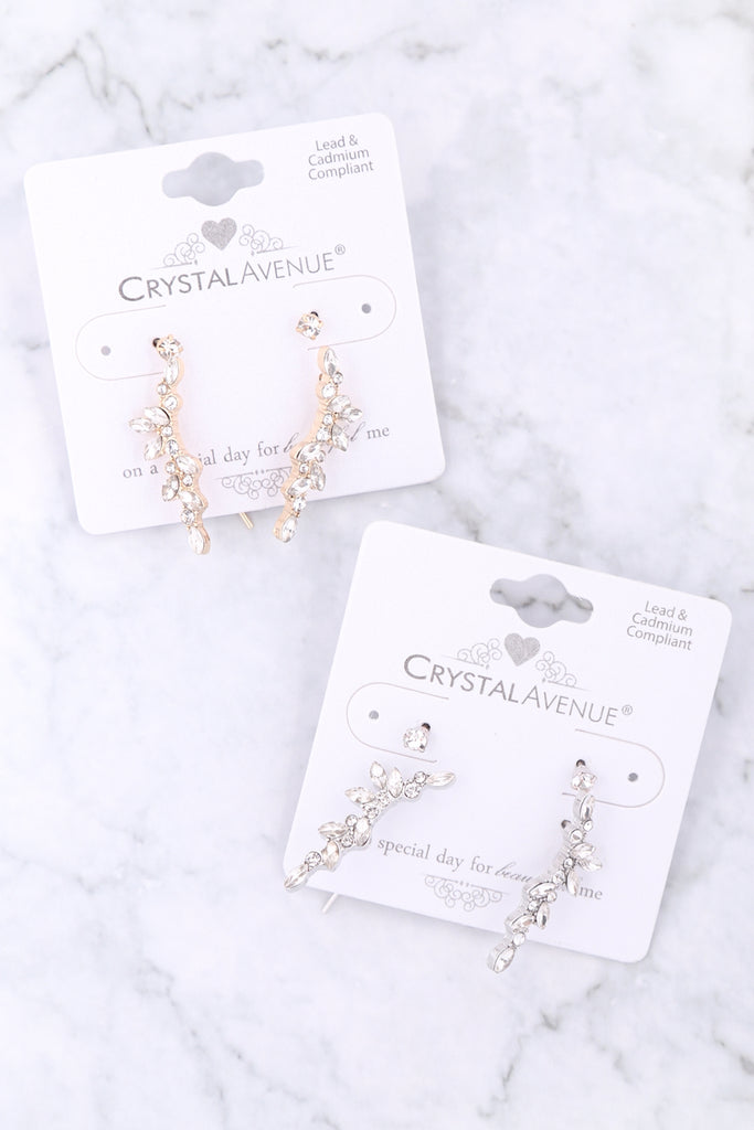 CRAWLER LONG FANCY EARRINGS