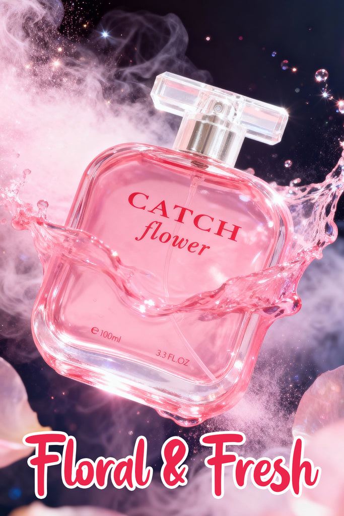 CATCH FLOWER SPRAY PERFUME EAU DE PARFUM FOR WOMEN - 100ML/3.4FL.OZ.