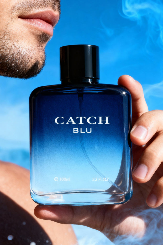 CATCH BLUE SPRAY PERFUME EAU DE TOILETTE FOR MEN - 100ML/3.3 FL.OZ.