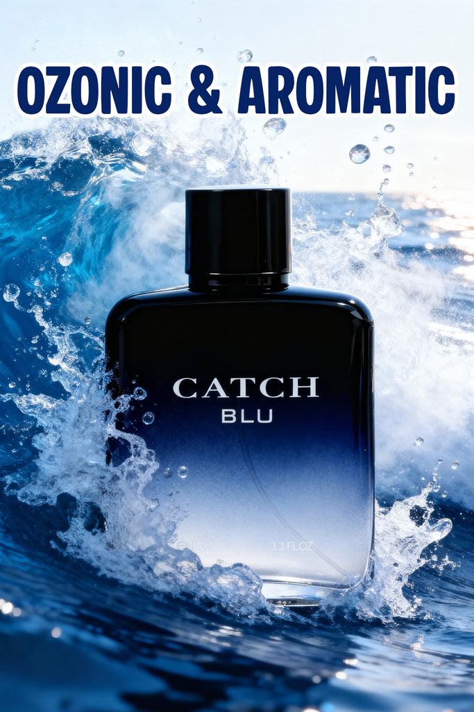 CATCH BLUE SPRAY PERFUME EAU DE TOILETTE FOR MEN - 100ML/3.3 FL.OZ.