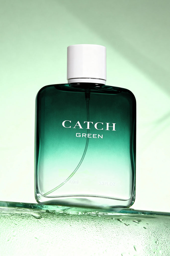 CATCH GREEN SPRAY PERFUME EAU DE TOILETTE FOR MEN - 100ML/3.3 FL.OZ.