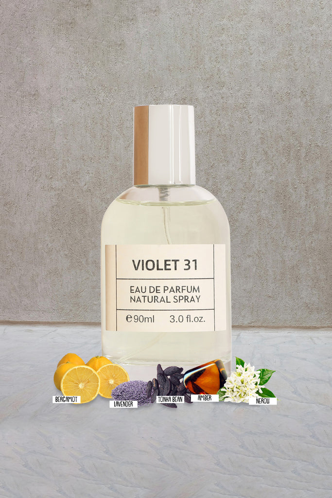 VIOLET 31 SPRAY PERFUME EAU DE PARFUM FOR MEN AND WOMEN - 90ML/3.0 FL.OZ.