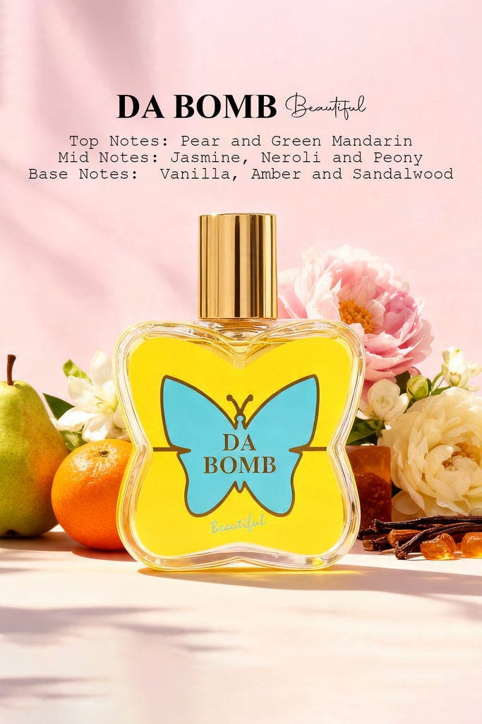 DA BOMB BEAUTIFUL SPRAY PERFUME EAU DE PARFUM FOR WOMEN - 100ML/3.3FL.OZ.
