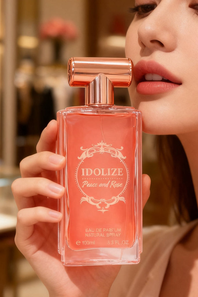 IDOLIZE PEACE AND ROSE SPRAY PERFUME EAU DE PARFUM FOR WOMEN - 100ML/3.3FL.OZ.