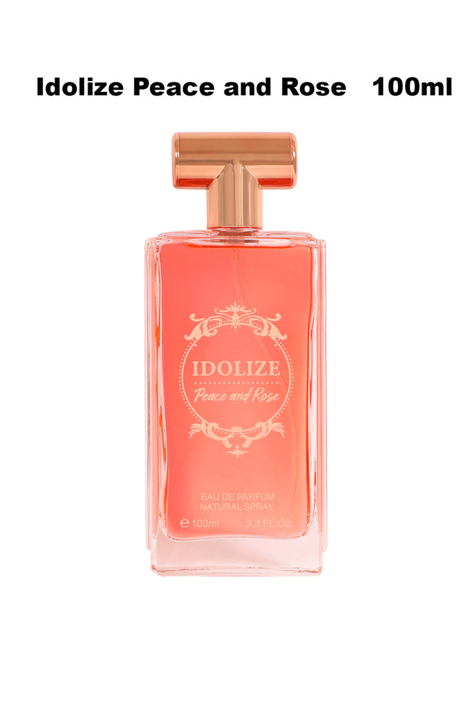 IDOLIZE PEACE AND ROSE SPRAY PERFUME EAU DE PARFUM FOR WOMEN - 100ML/3.3FL.OZ.
