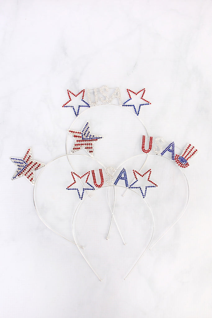 71475 - USA WITH STARS HEADBAND
