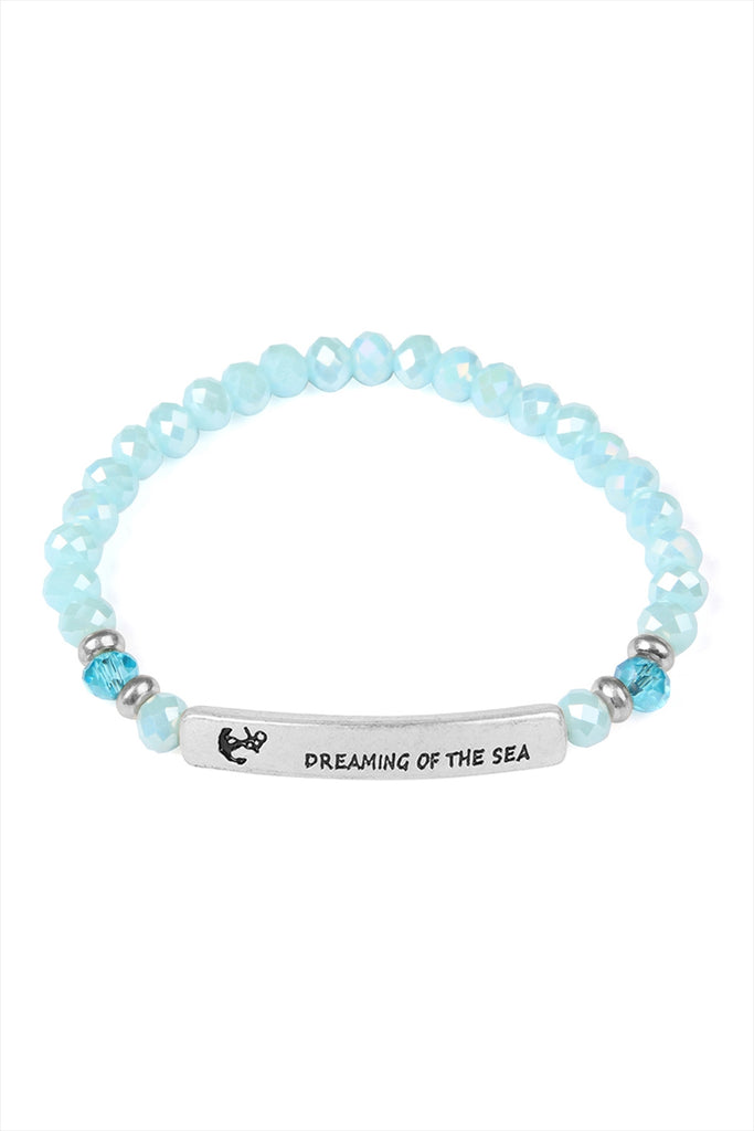 DREAM SEA BAR BEAD BRACELET