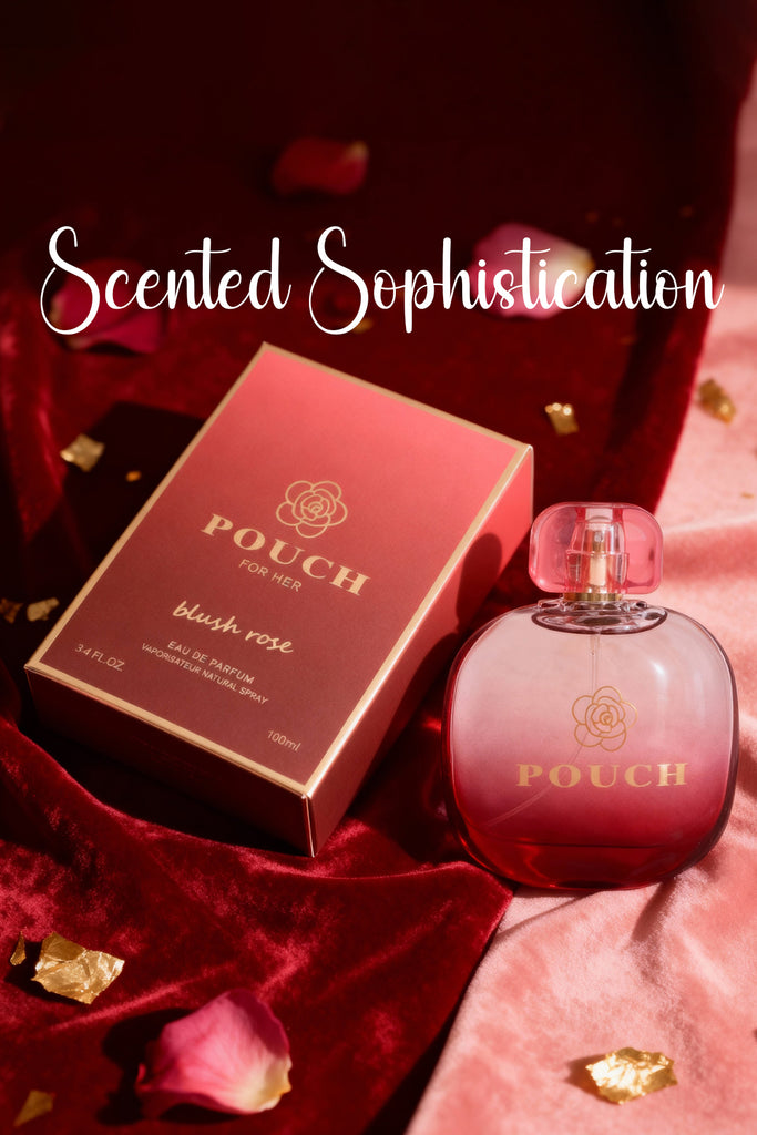 POUCH BLUSH ROSE SPRAY PERFUME EAU DE PARFUM FOR WOMEN - 100ML/3.4FL.OZ.