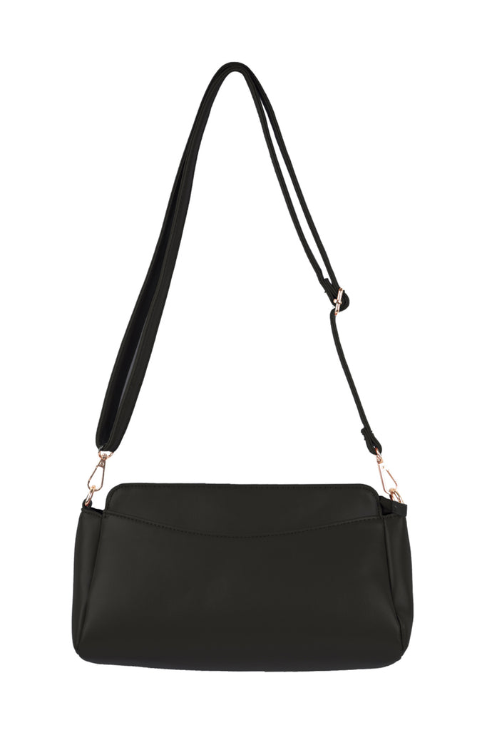 CONVERTIBLE LEATHER CROSSBODY/POUCH BAG