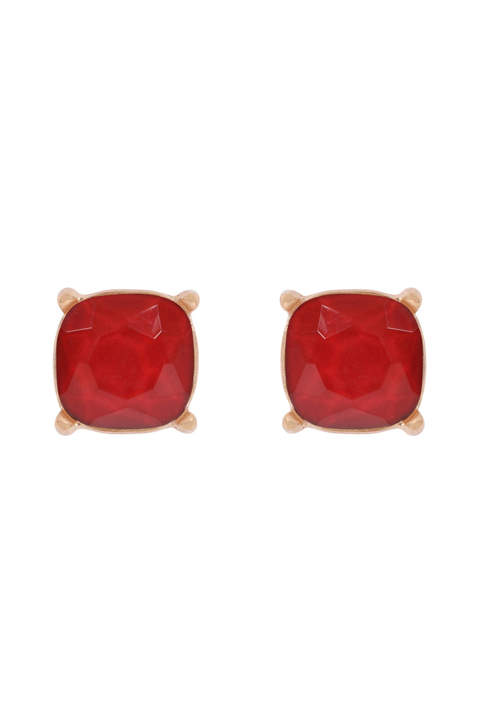 FINE GLITTER EPOXY STUD EARRINGS