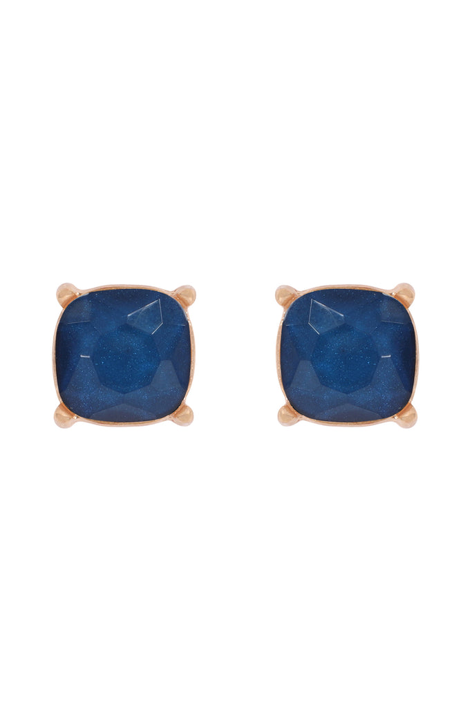 FINE GLITTER EPOXY STUD EARRINGS