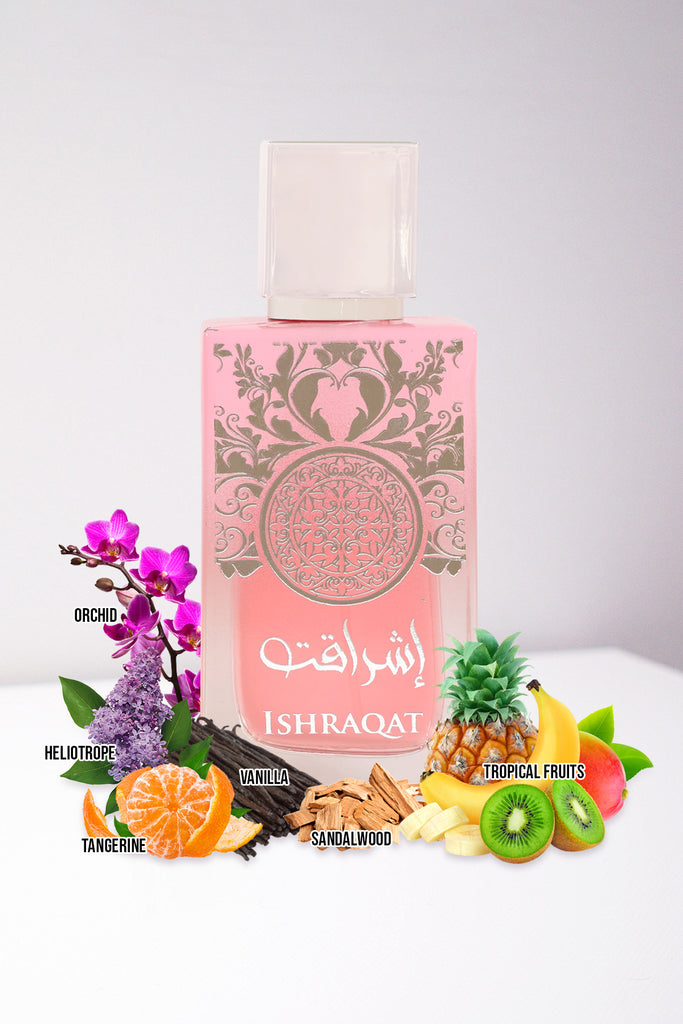 ISHRAQAT SPRAY PERFUME EAU DE PARFUM FOR WOMEN - 100ML/3.4FL.OZ.