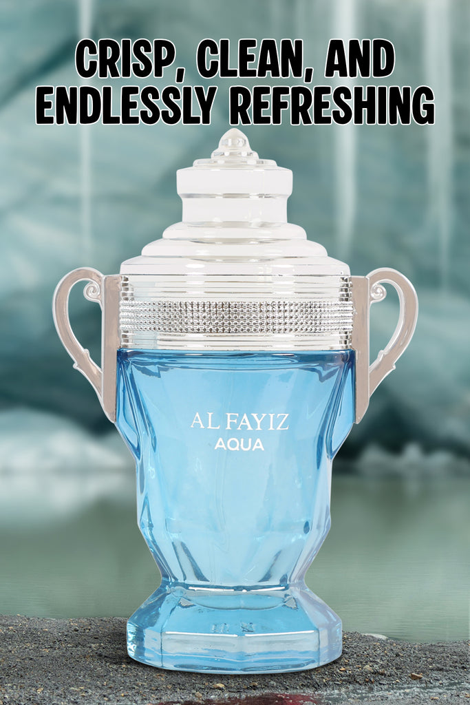 ALFAYIZ AQUA SPRAY PERFUME EAU DE PARFUM FOR MEN - 100ML/3.4FL.OZ. - Riah Fashion