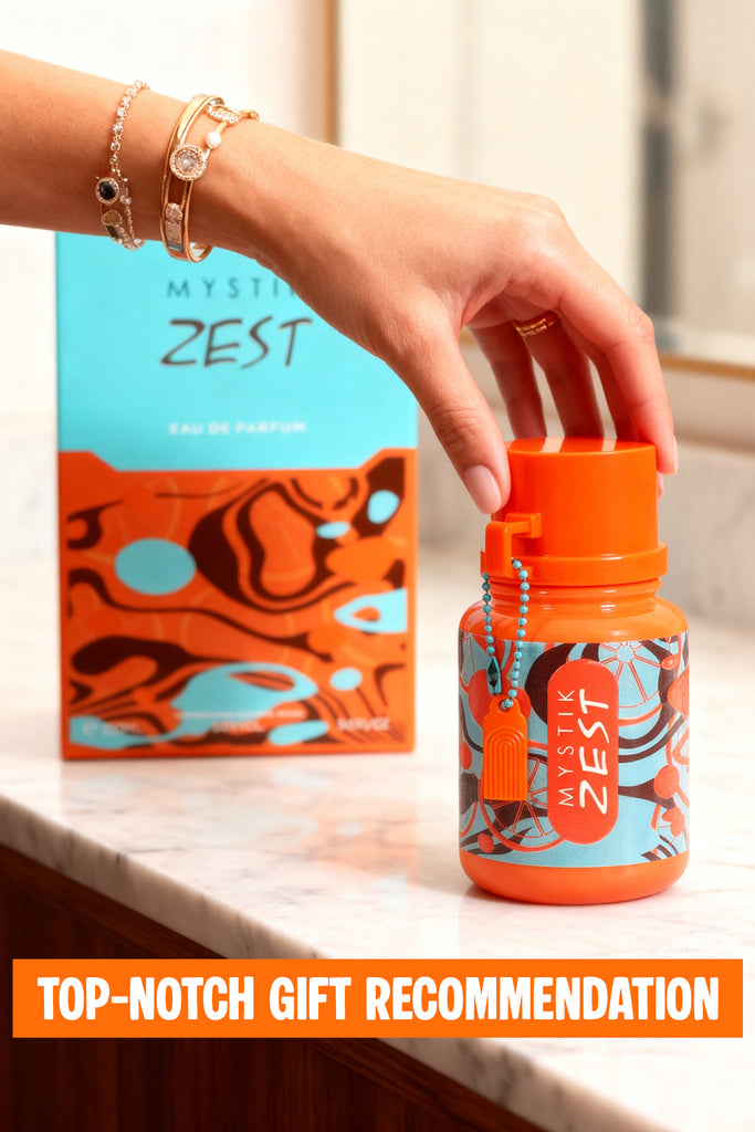 MYSTIK ZEST SPRAY PERFUME EAU DE PARFUM FOR MEN - 100ML/3.4FL.OZ.