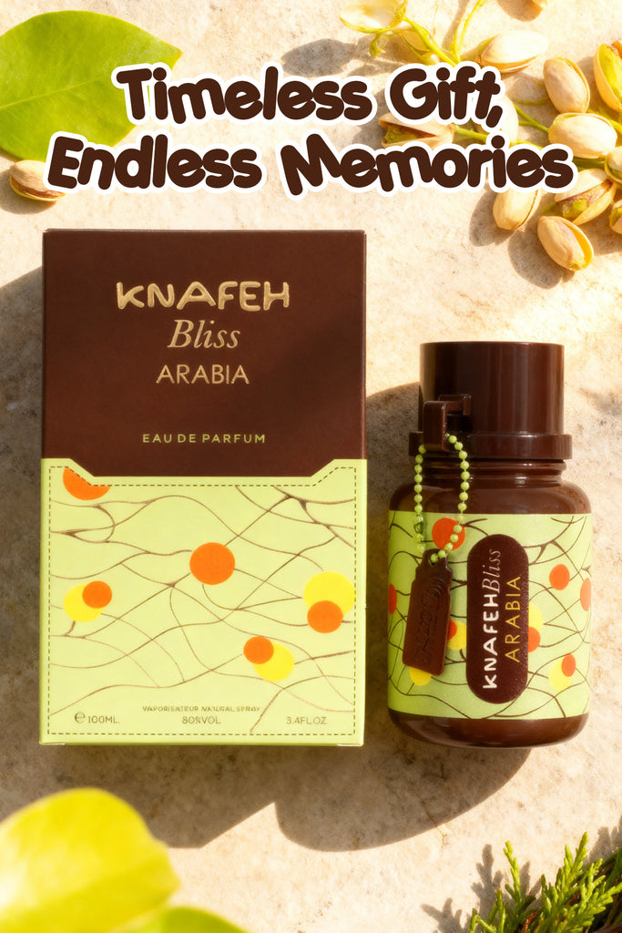 KNAFEH BLISS ARABIA SPRAY PERFUME EAU DE PARFUM FOR MEN AND WOMEN - 100ML/3.4FL.OZ