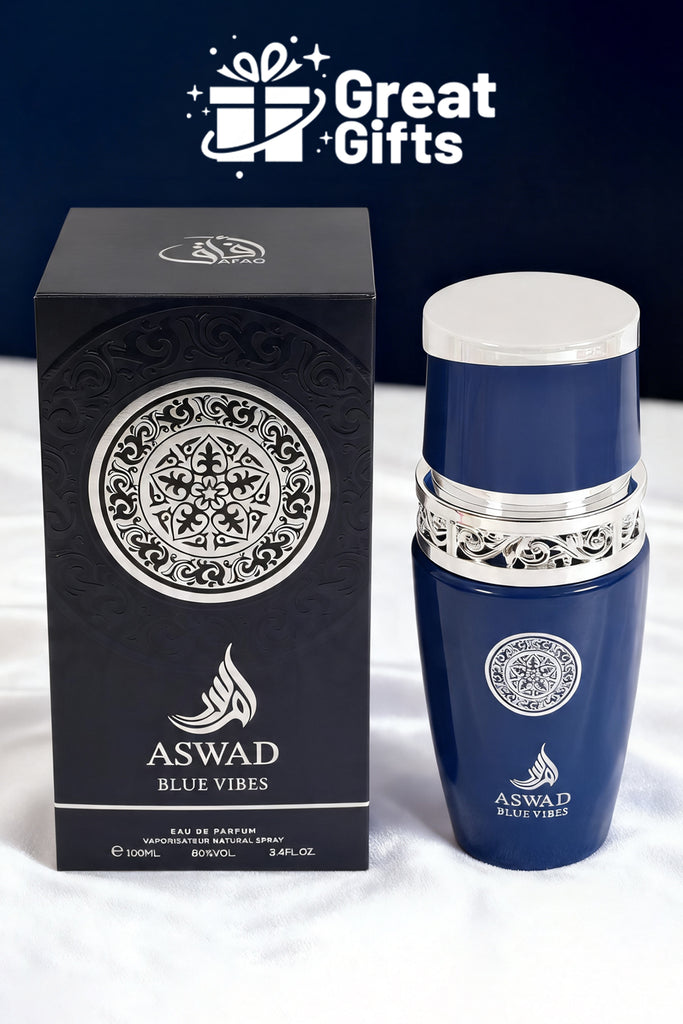 ASWAD BLUE VIBES SPRAY PERFUME EAU DE PARFUM FOR MEN - 100ML/3.4FL.OZ.