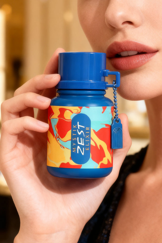 MYSTIK ZEST ELIXIR SPRAY PERFUME EAU DE PARFUM FOR MEN AND WOMEN - 100ML/3.4FL.OZ.