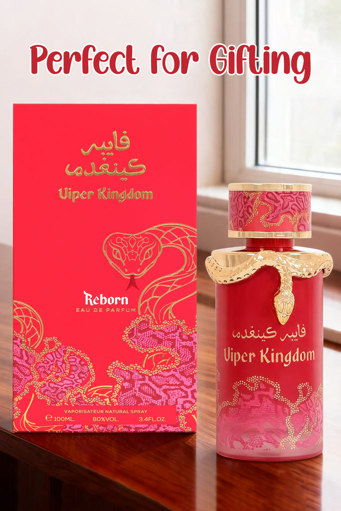 VIPER KINGDOM REBORN SPRAY PERFUME EAU DE PARFUM FOR MEN AND WOMEN - 100ML/3.4FL.OZ.