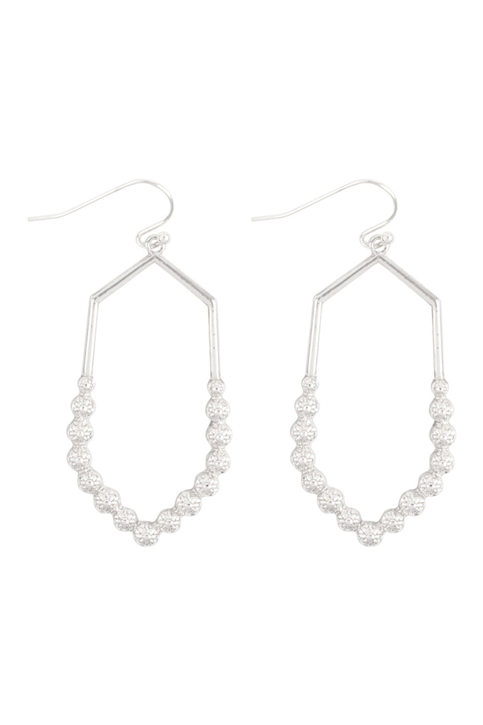 HEXAGON METAL EARRINGS