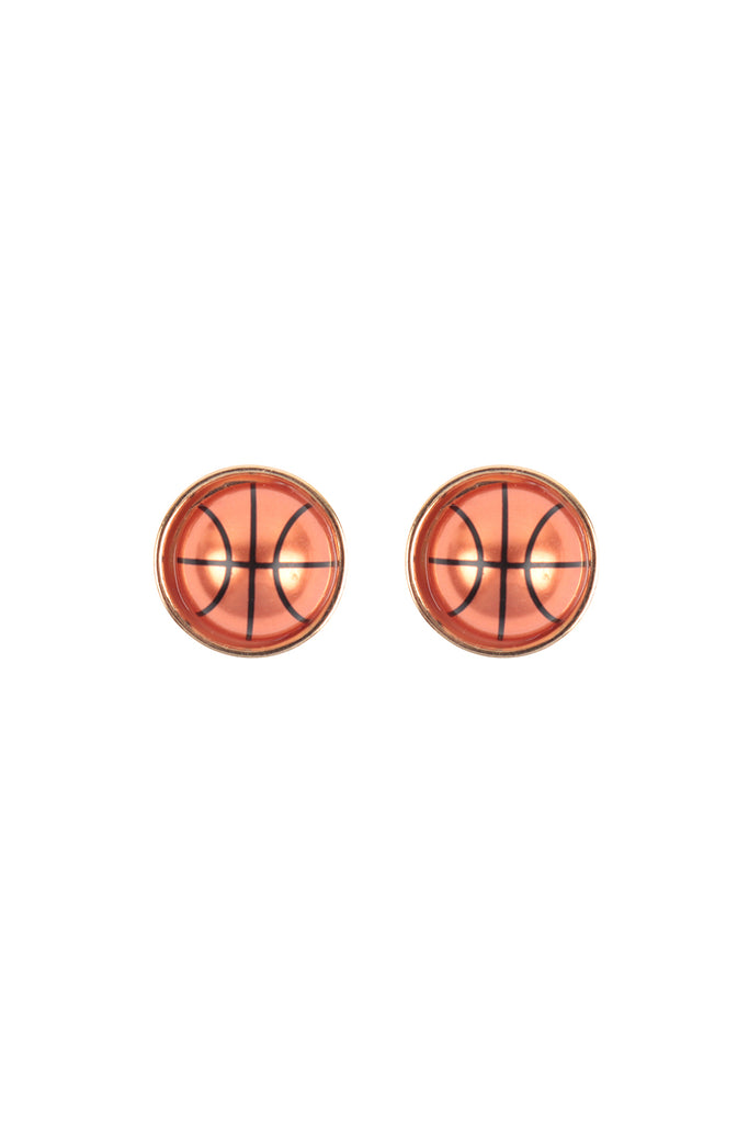 BALL SHAPED PEARL POST EARRINGS