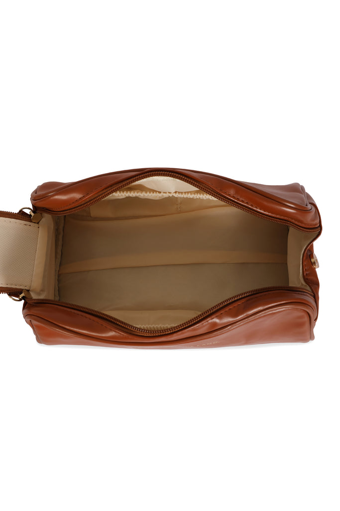 COSMETIC LEATHER POUCH BAG - Riah Fashion