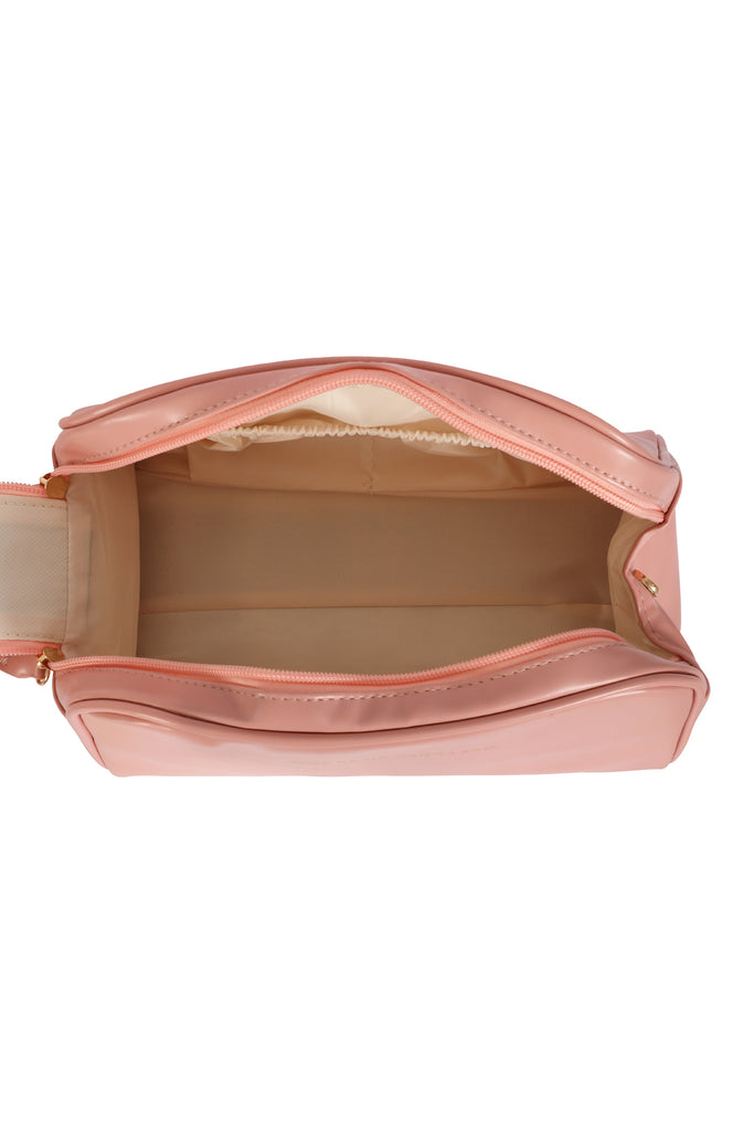 COSMETIC LEATHER POUCH BAG - Riah Fashion