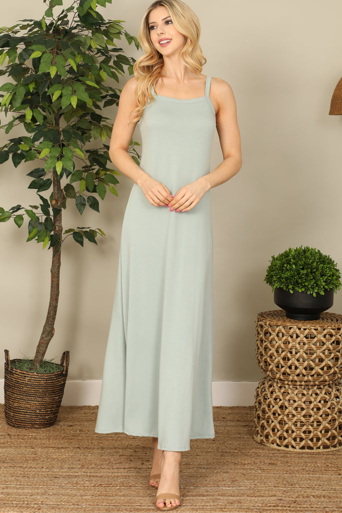 Spaghetti Strap Maxi Dress