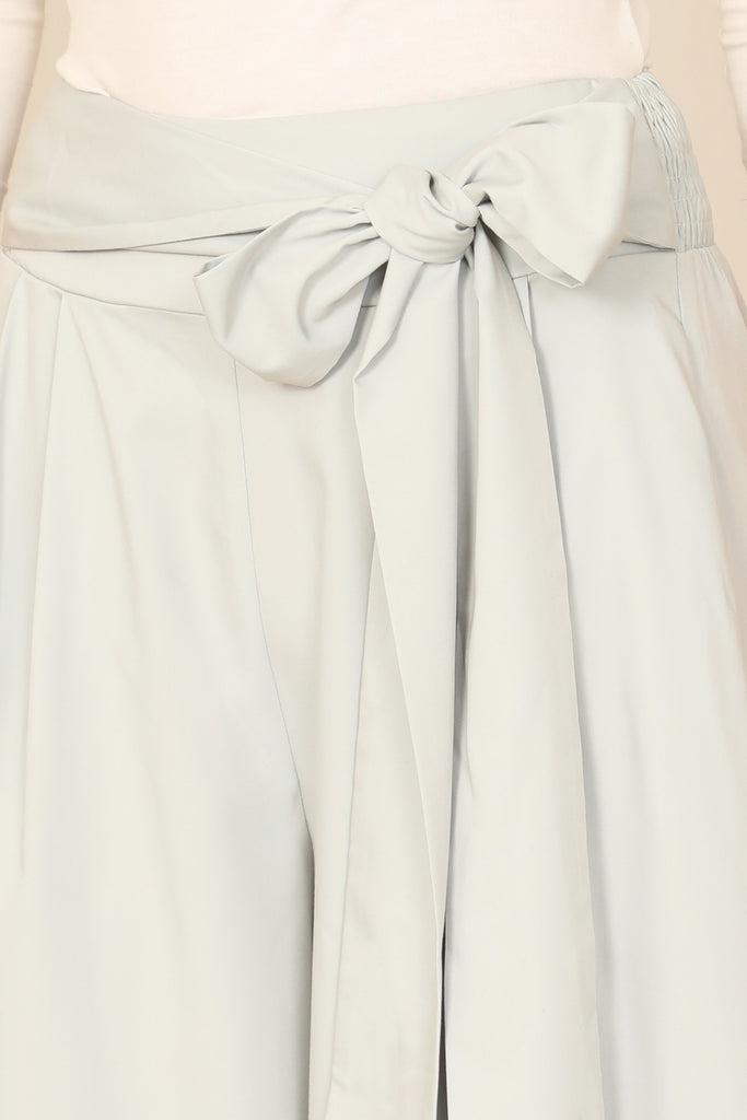 WAIST TIE SQUARE PANTS