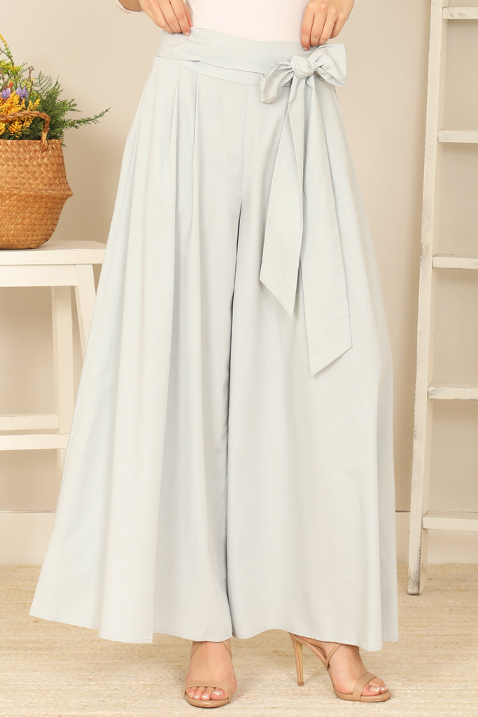 WAIST TIE SQUARE PANTS