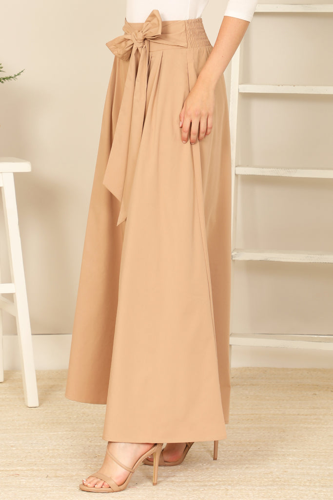 WAIST TIE SQUARE PANTS