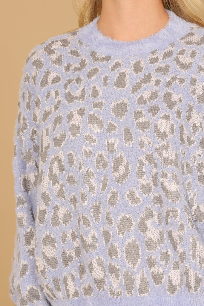 LEOPARD KNITTED SWEATER