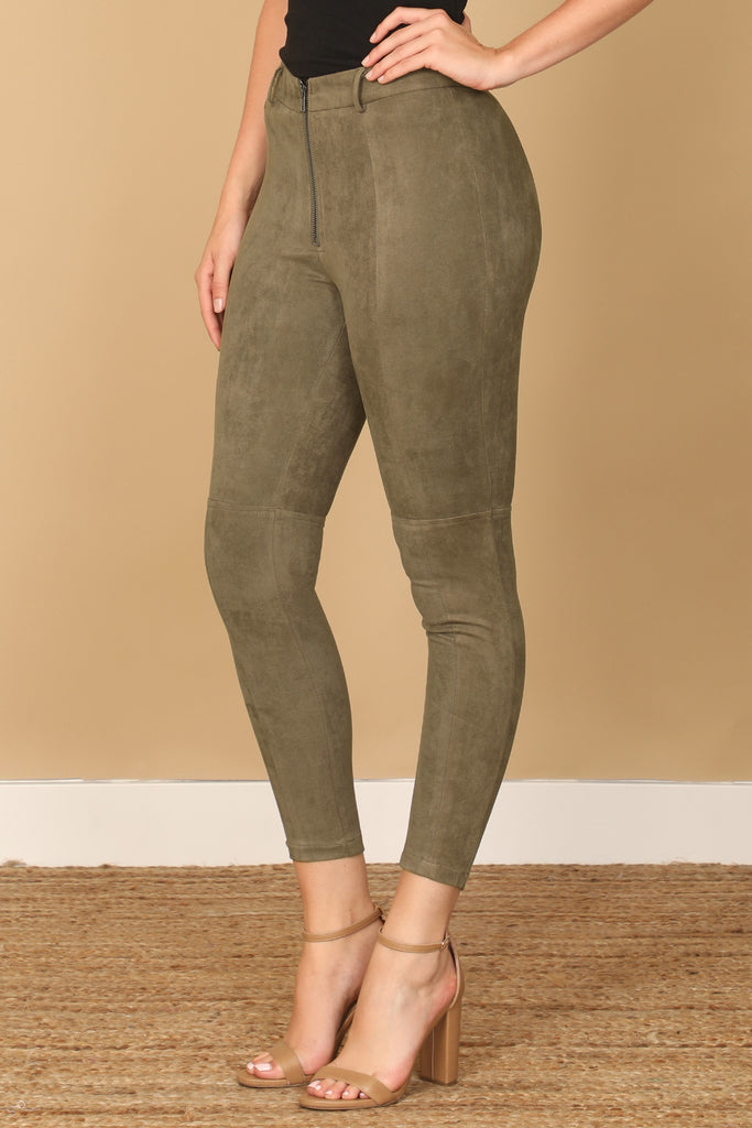 ZIP UP SKINNY PANTS