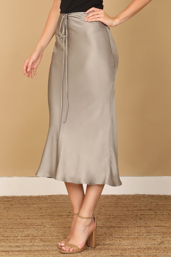 WAIST TIE MERMAID SKIRT