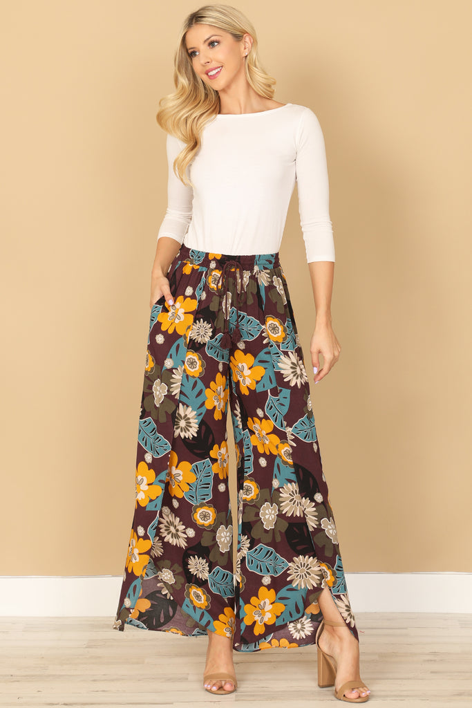 PRINTED TULIP PANTS