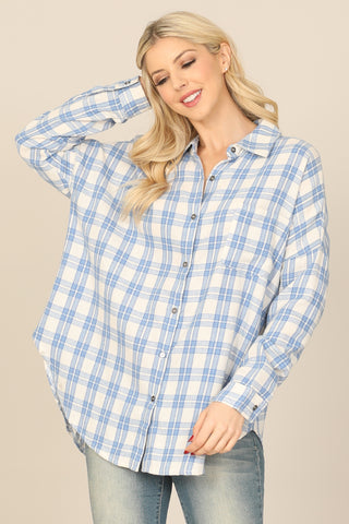 PLUS SIZE BUTTERFLY SLEEVE TEXTURED SOLID TOP