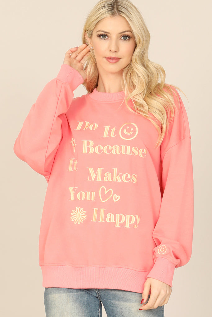 GRAPHIC PRINT SWEATSHIRT