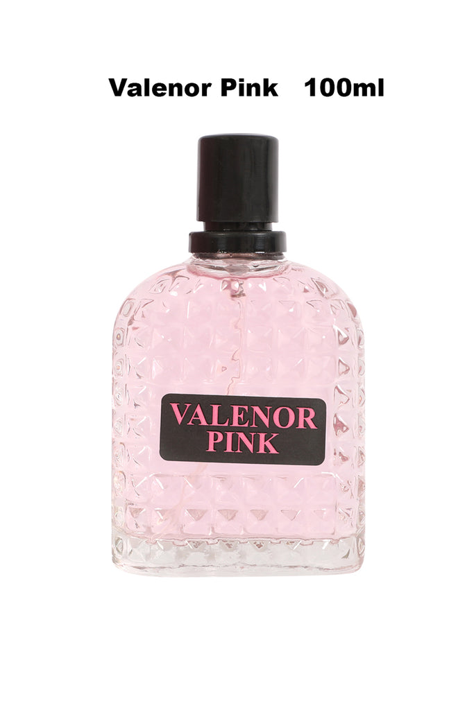 VALENOR PINK SPRAY PERFUME EAU DE PARFUM FOR WOMEN - 100ML/3.3FL.OZ.